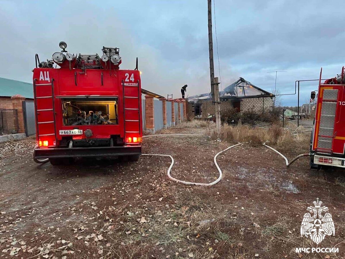    В Оренбургской области сгорело два помещения из-за короткого замыкания