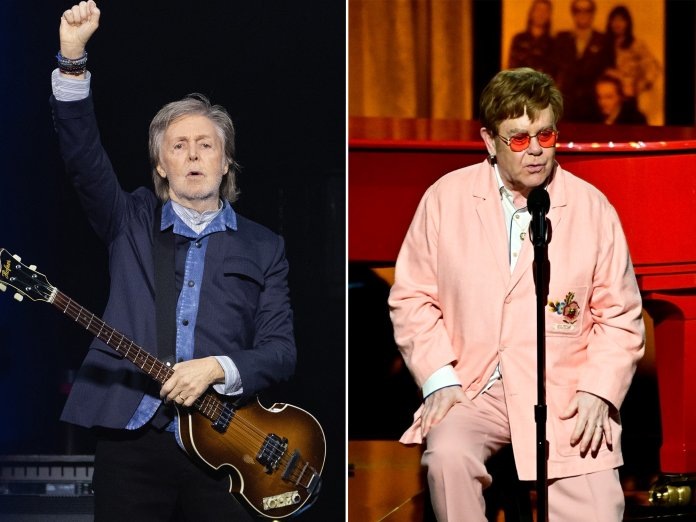 На фото: Пол Маккартни и Элтон Джон.