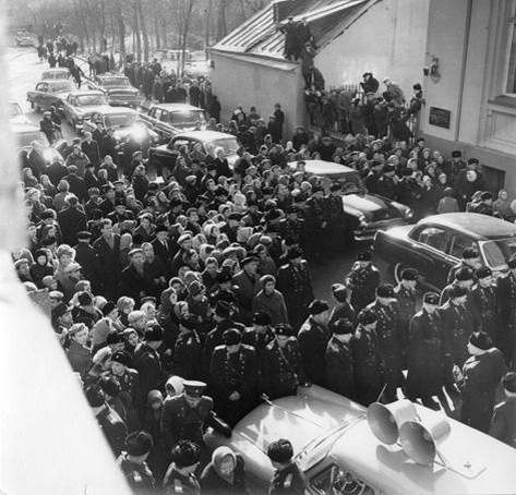 ГАЗ M-21И - Милиция СССР, Москва 3.11.1963 г. Фото из открытых источников.