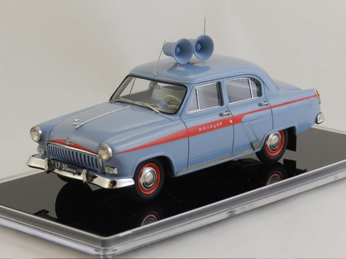 ГАЗ M-21И Милиция ( ’Звездная свадьба’ В. Терешковой и А. Николаева 1963 г.), производитель ICV. Фото из открытых источников.