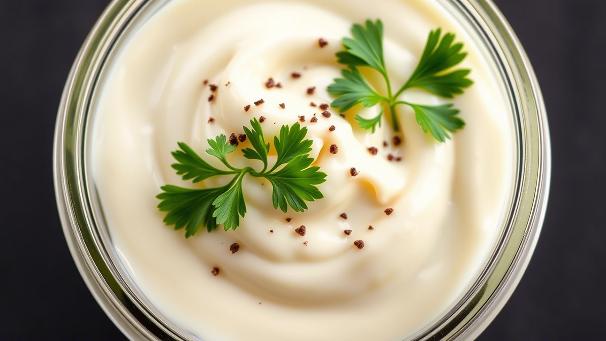 Майонез с чесноком