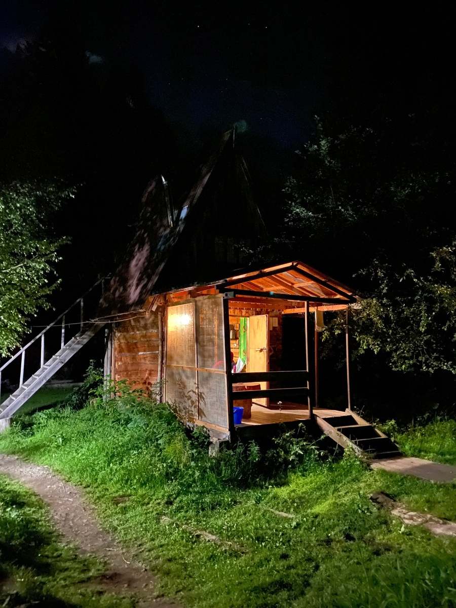 Заселились в домик на базе Вечный странник