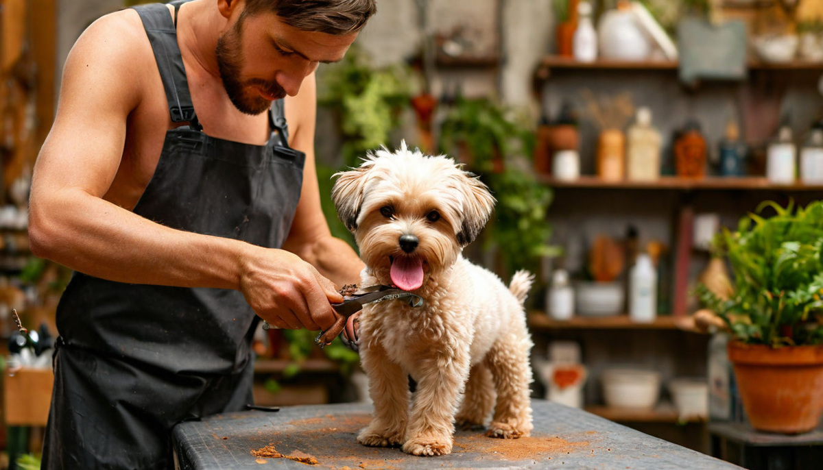 Узнайте, как профессионально стричь вашего питомца ножницами. Советы и техники от эксперта.
