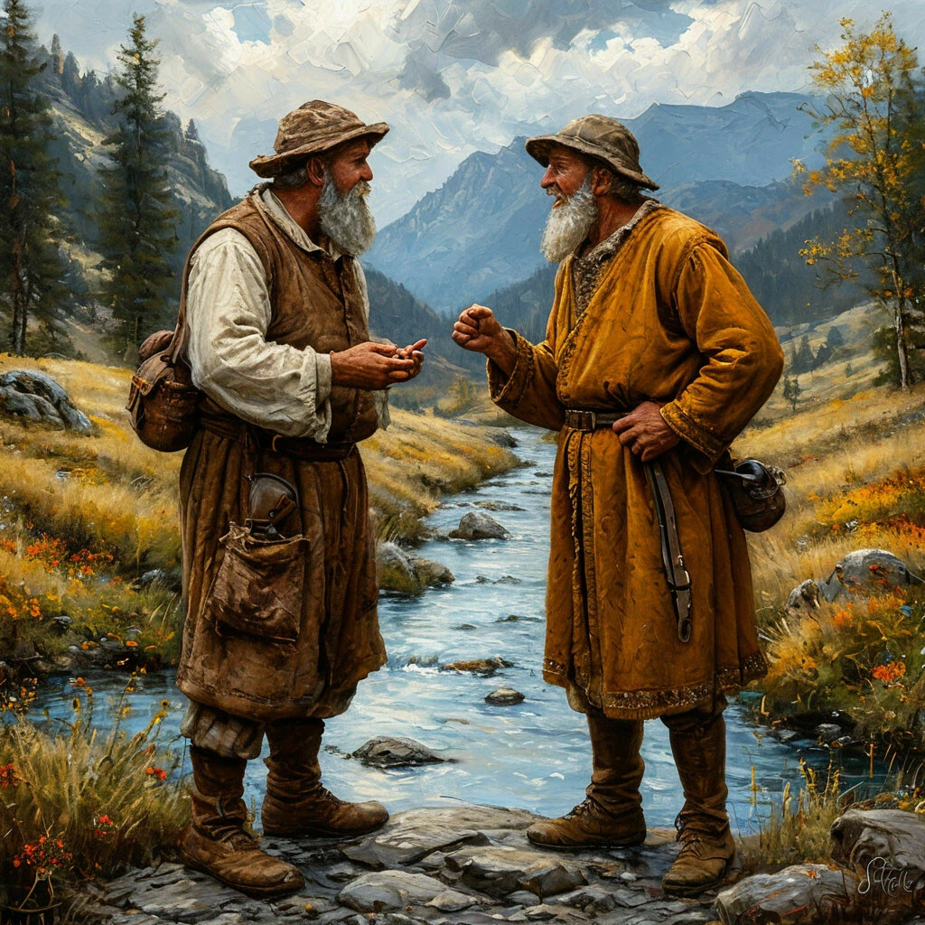 Два брата, Вятко и Эдом спорят.