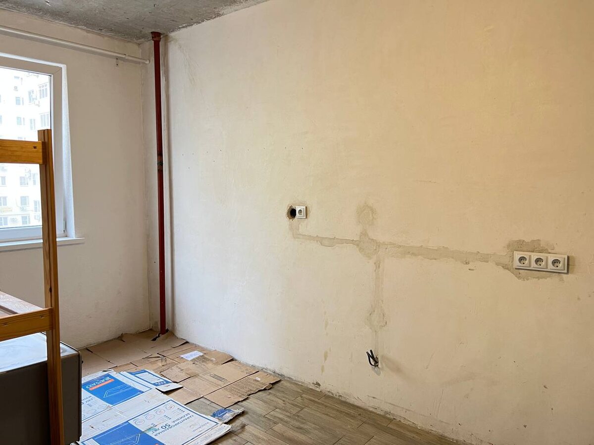 Кухня ждет обустройства