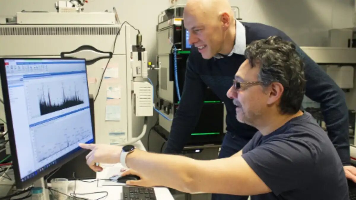 Фото:Уитни Бакстер / Университет штата Айова
Ученые анализируют данные исследования, чтобы идентифицировать содержимое растительных клеток