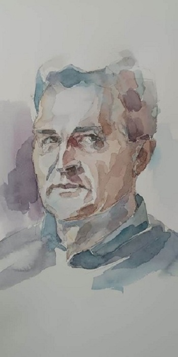 Н.Г.Богомолов. Автопортрет.