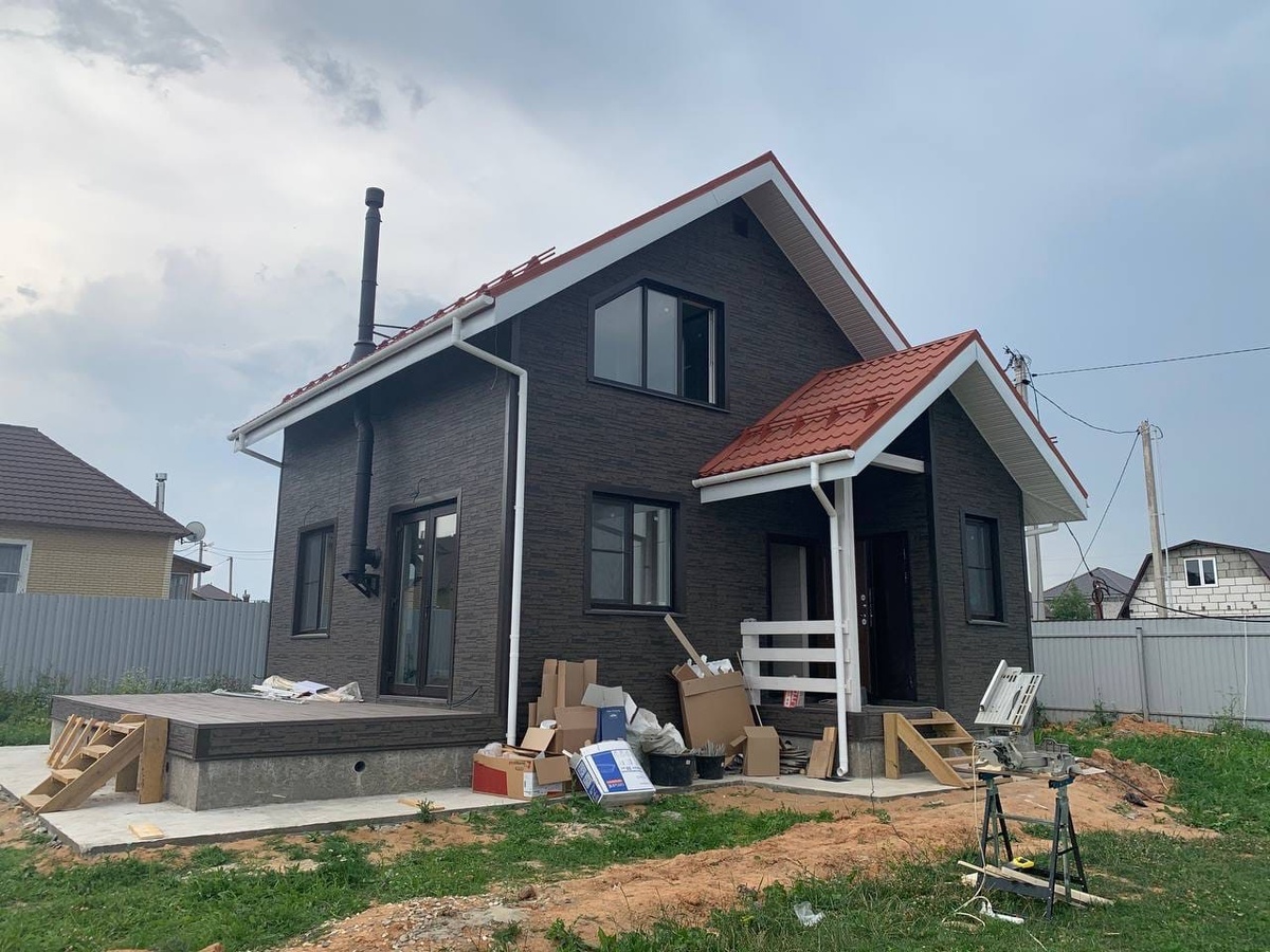 Готовый дом наших клиентов в Подмосковье