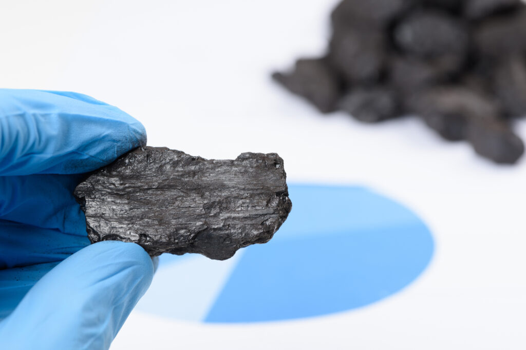    Черный уголь поглощает около 96% видимого света. Фото iStock