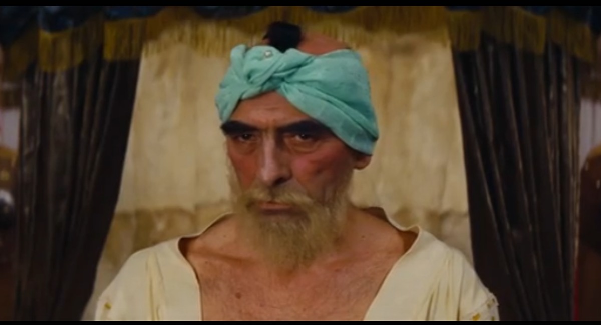 Кадр из фильма "Звезды Эгера". Султан Сулейман I (Тамаш Майор).