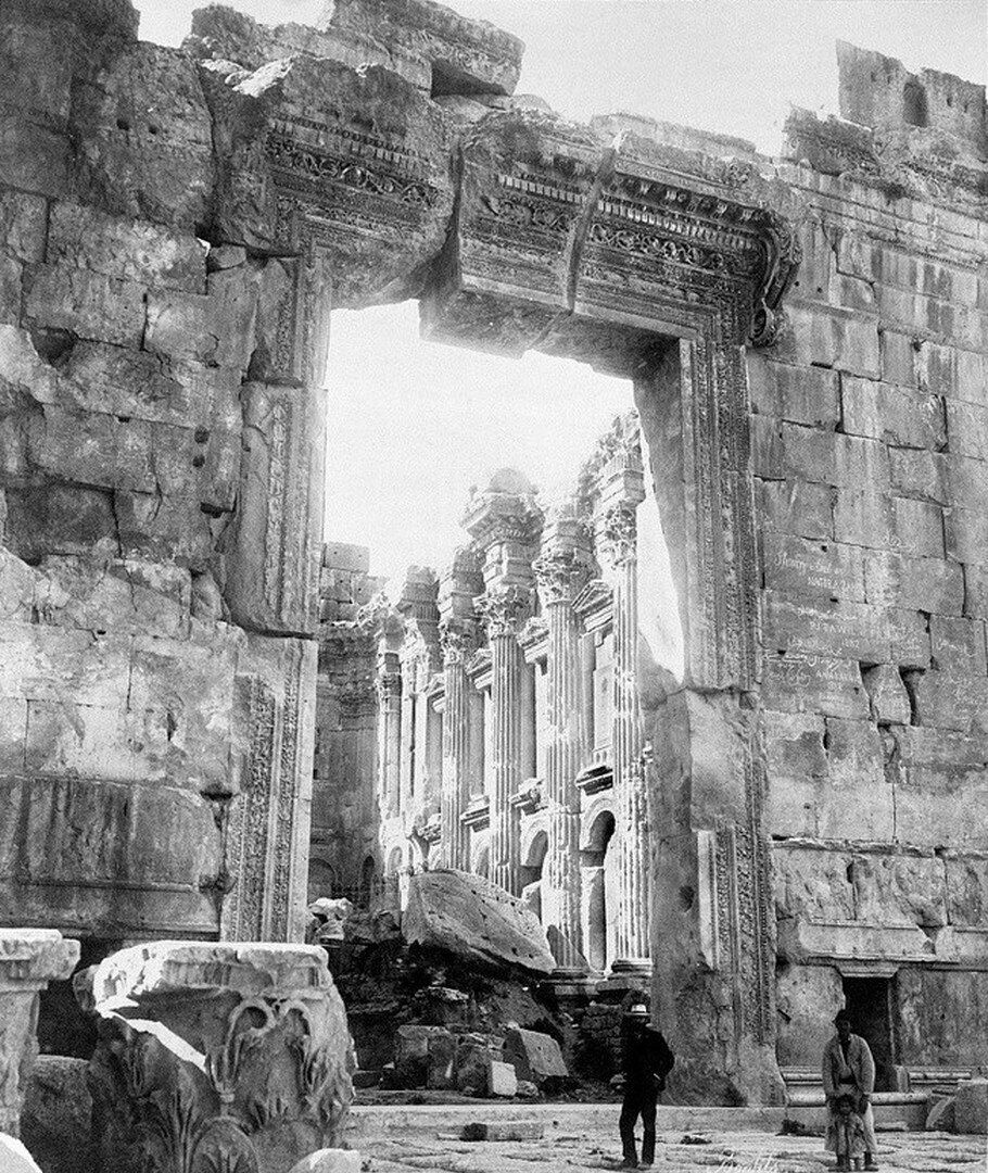 Храм Юпитера, Баальбек, Сирия, 1884 год