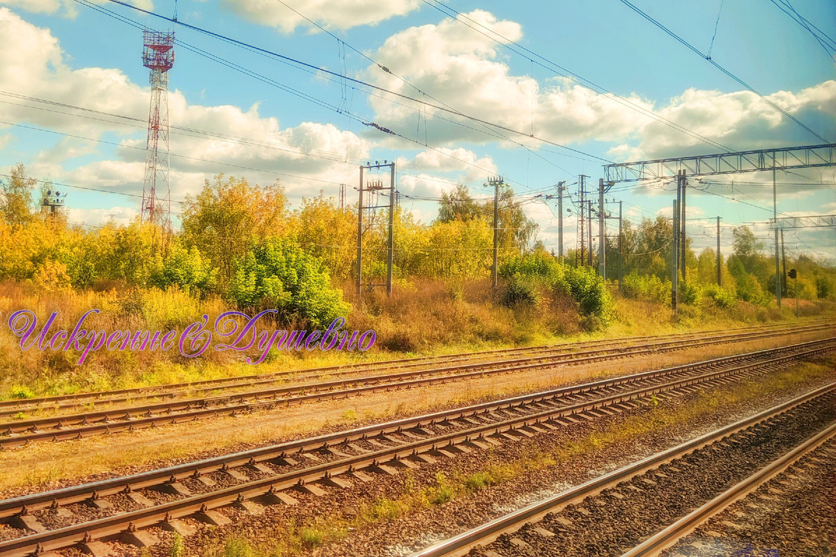 Железная дорога. Пейзаж. Фото автора