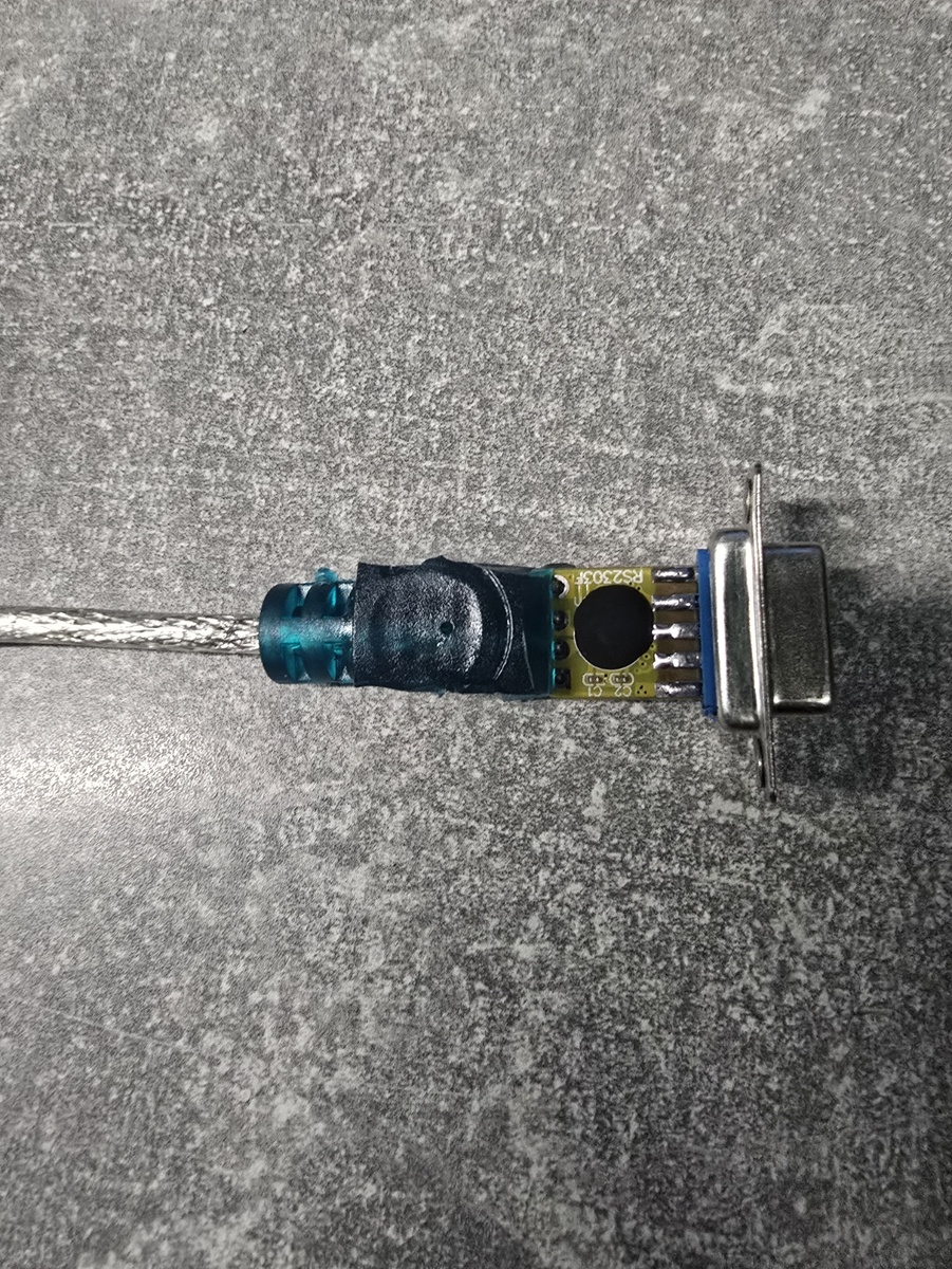 Внутренности переходника Переходник USB-RS232.