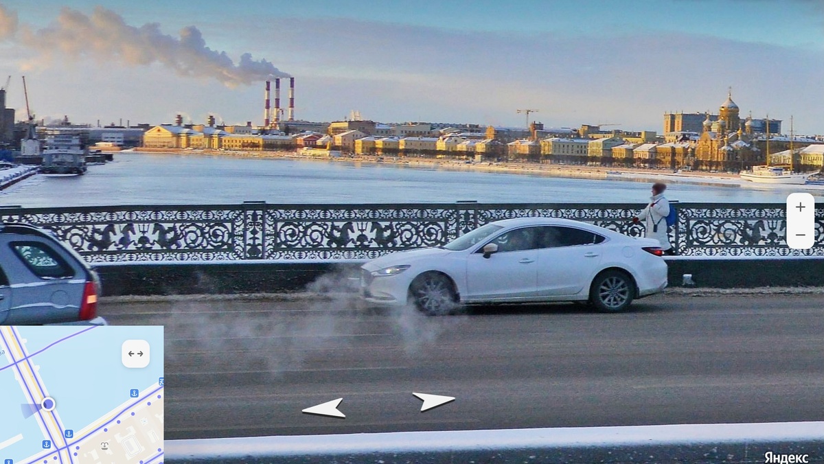 Место съёмки хроники блокадного Ленинграда 1942-го года, показанной в фильме "Семнадцать мгновений весны"