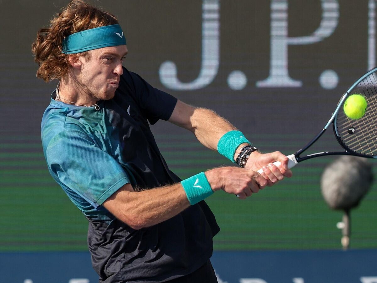    Российский теннисист Андрей Рублев© Фото : Пресс-служба ATP