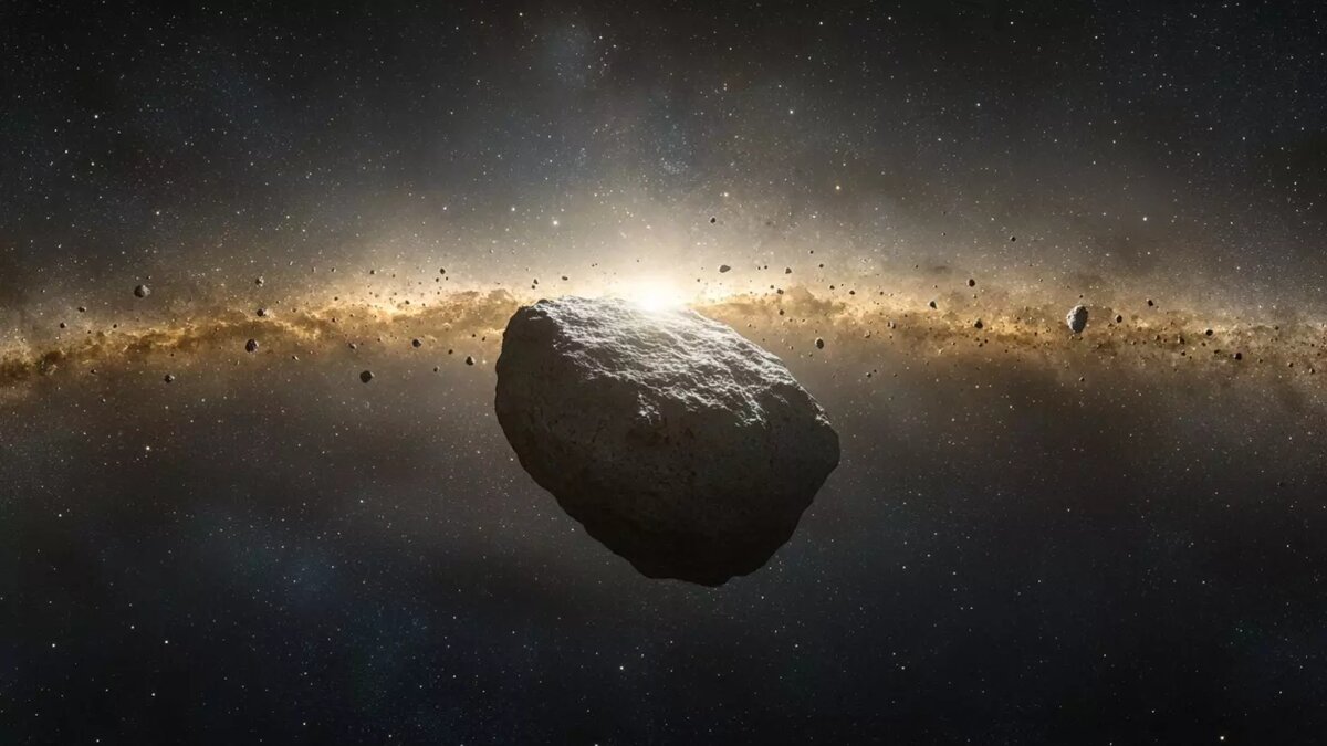 По оценкам, ширина астероида составляет 40-90 метров. Источник: изображение Midjourney