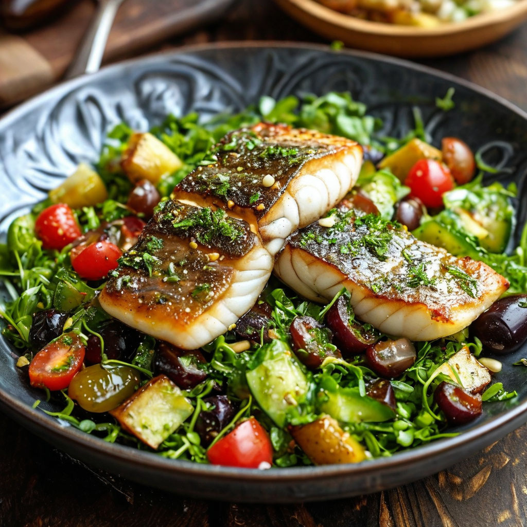 салат из судака с баклажанами 