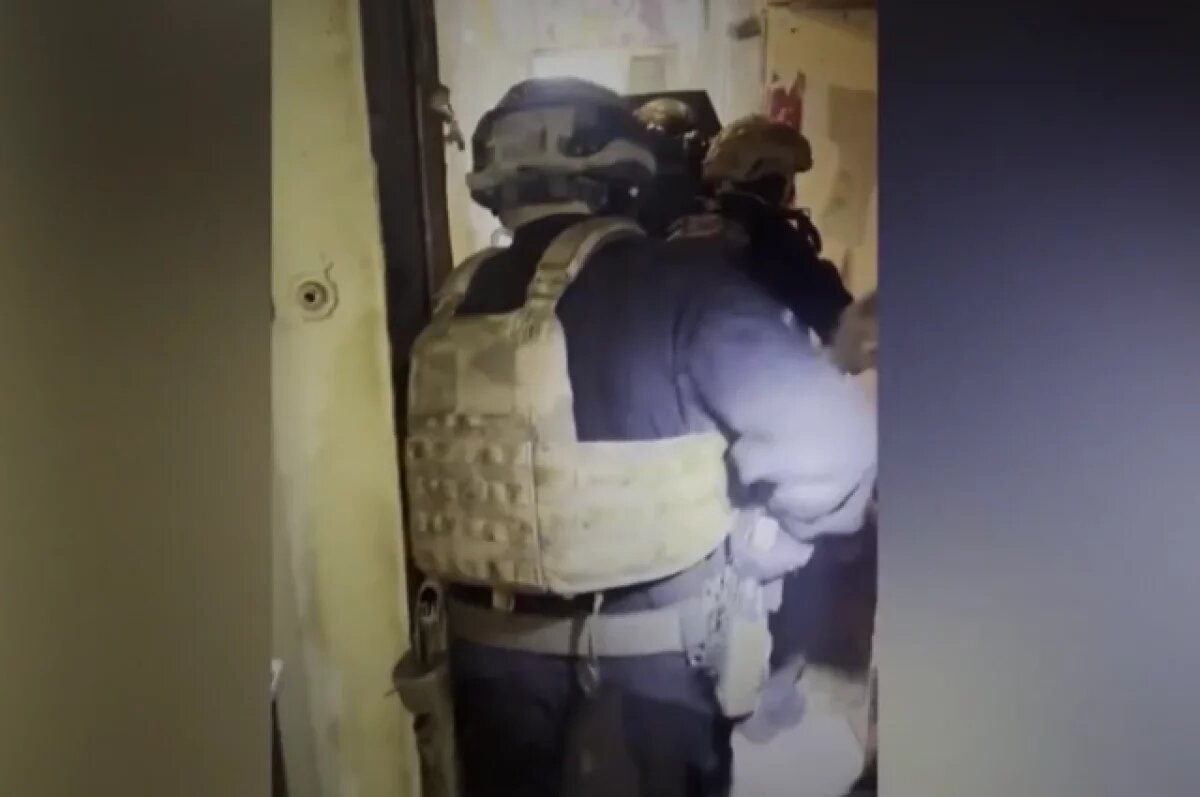    Задержание неонациста в Москве.