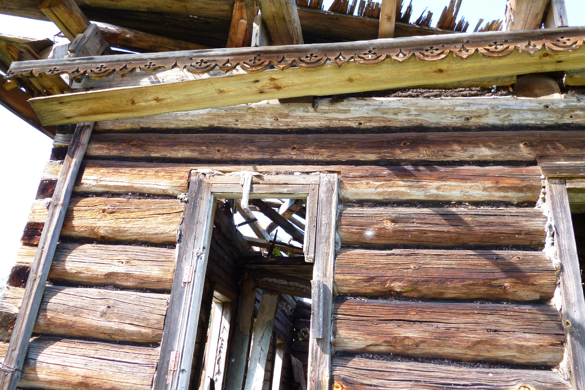 Остатки дома,в Голошубово, где я родился