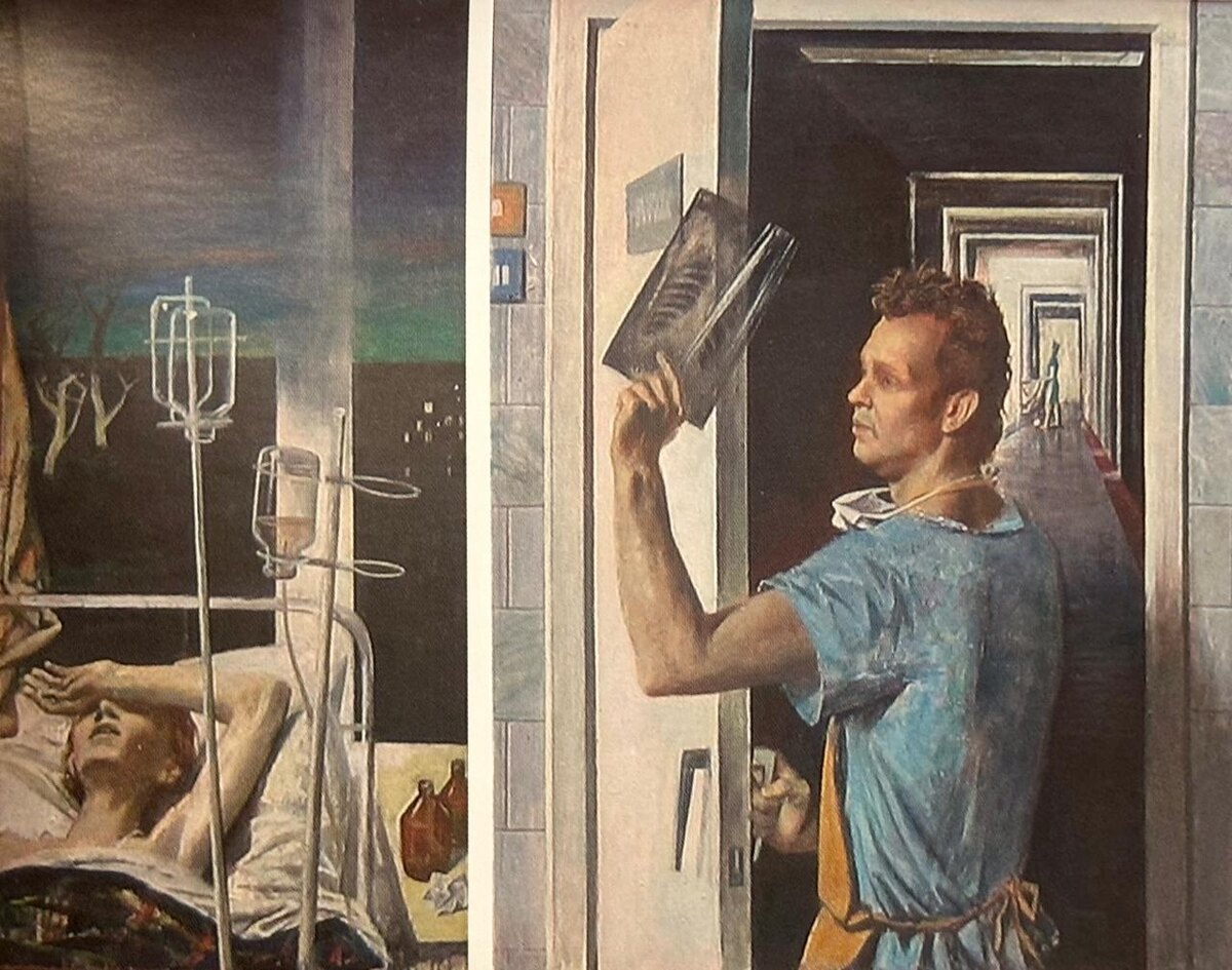 «Портрет хирурга». Триптих. 1985