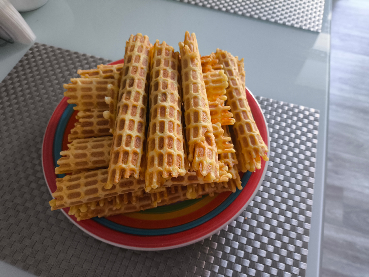 Готовые вафли