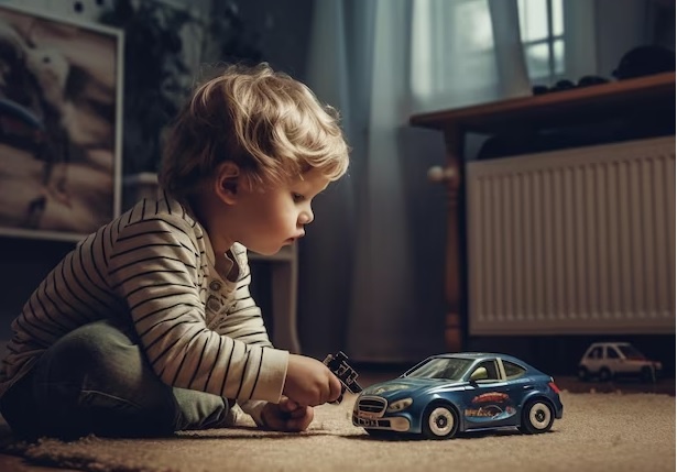 мальчик с машинкой