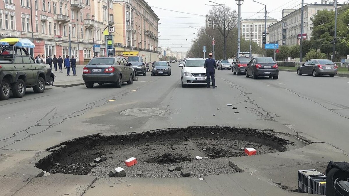 Сибиряки обратили внимание, что проблемы вызваны во многом большегрузным транспортом.  Фото: Изображение сгенерировано нейросетью Kandinsky 3.1