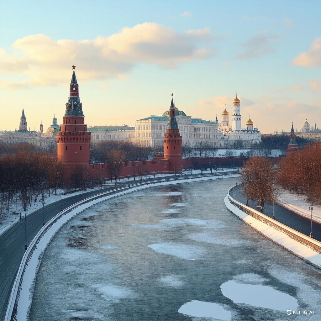 Так представляет себе малоснежную московскую зиму китайская нейросеть