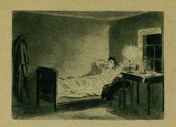 Евгений. Иллюстрация М.С. Родионова.