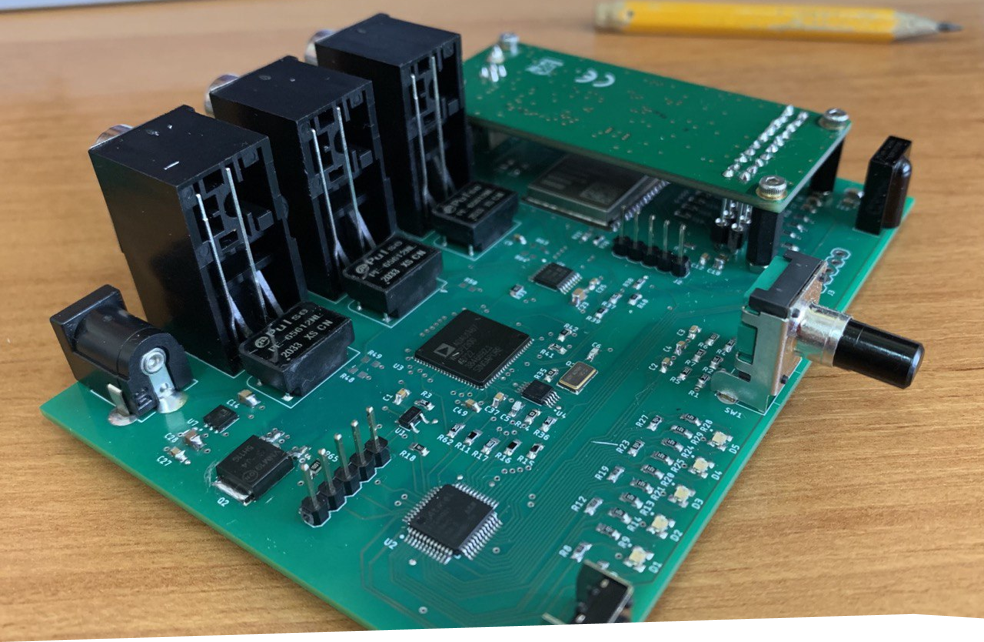 Разработанная печатная плата