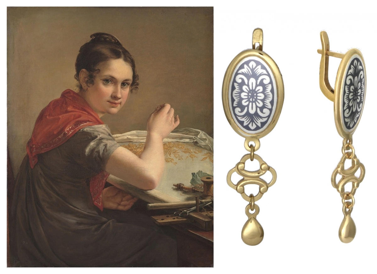 Золотошвейка, Василий Тропинин