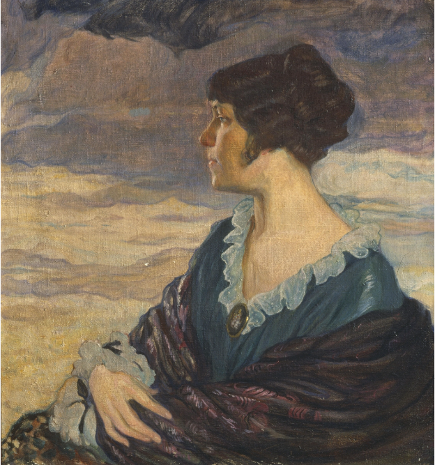 О.Л.Делла-Вос-Кардовская. Автопортрет. 1917. ГРМ.