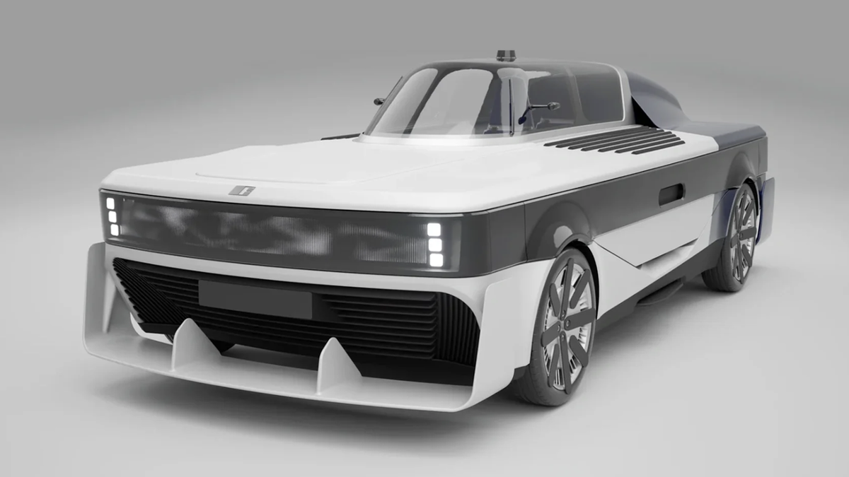 Российский летающий автомобиль «ИФ-9». Внешний вид. Макет в масштабе 1:5.