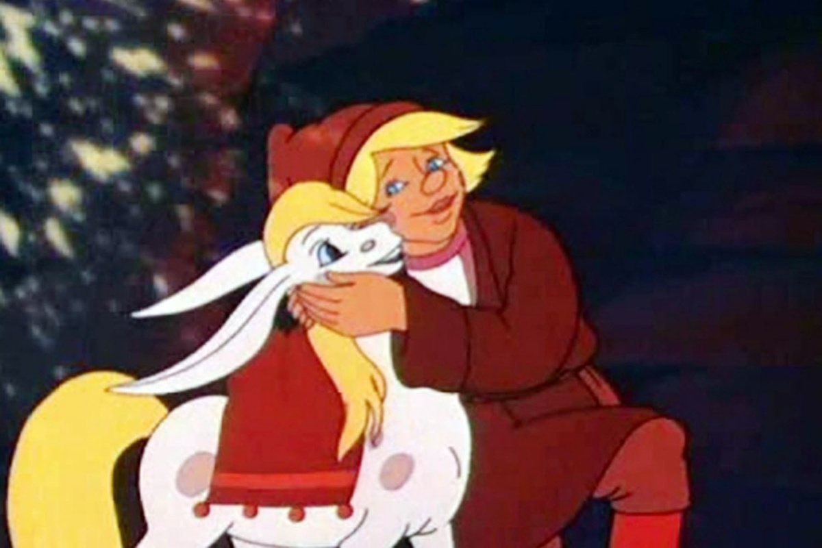    Вместе с другими художниками Иванов-Вано работал над первым советским полнометражным мультфильмом «Китай в огне», который вышел в 1925 году. А первой самостоятельной работой мультипликатора стала дидактическая лента «Стекольно-фарфоровая промышленность», за ней последовала «Авиация полей» / Кадр из мультфильма «Конёк-горбунок» (1947)