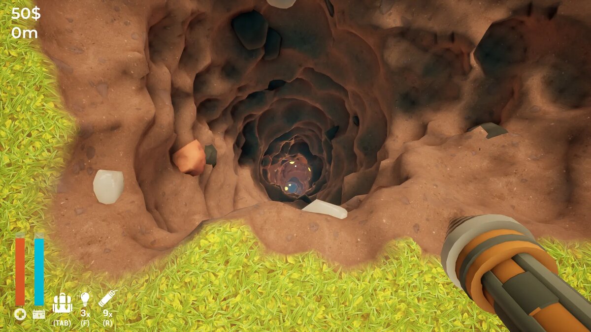 Скриншот из A Game About Digging A Hole | Источник: steampowered.com   📷