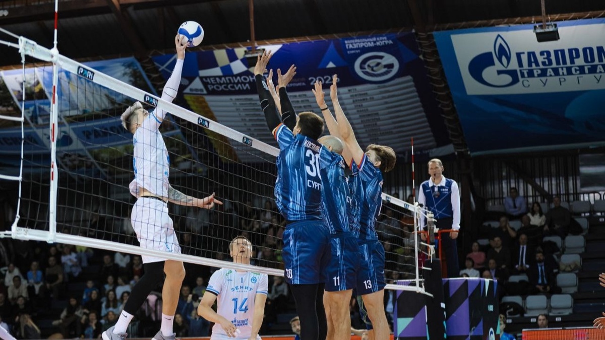    Волейболисты «Газпром-Югры» уступили казанскому «Зениту»