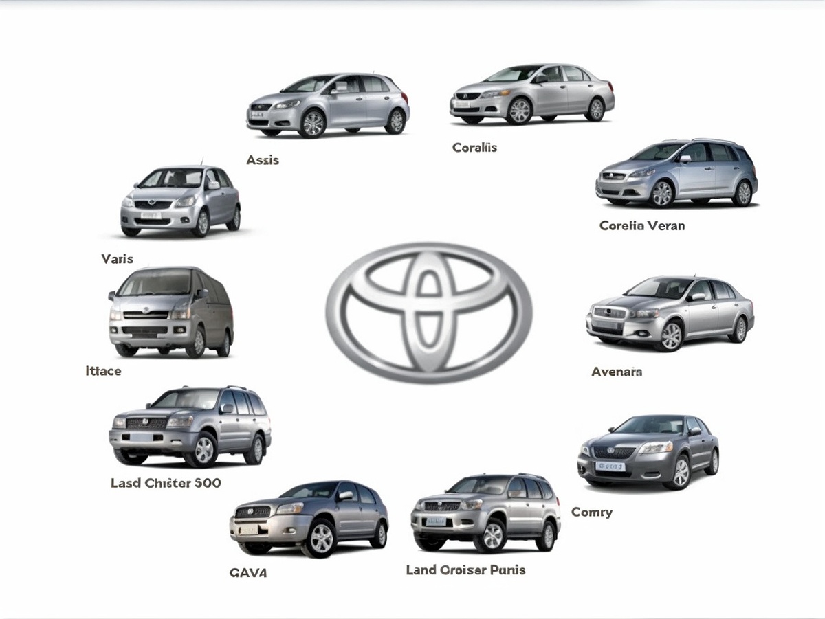 Популярные автомобили марки Toyota
