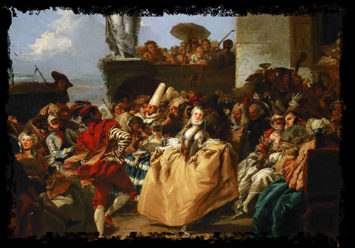 Джандоменико Тьеполо "Карнавал в Венеции" 1754-55 гг.