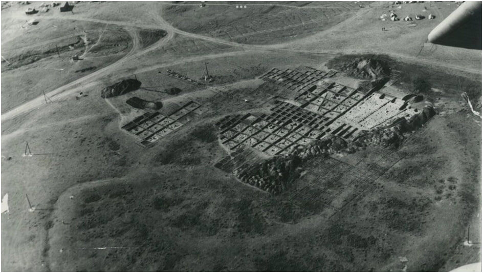 Форт Аркаим. Аэроснимок.1988 год.