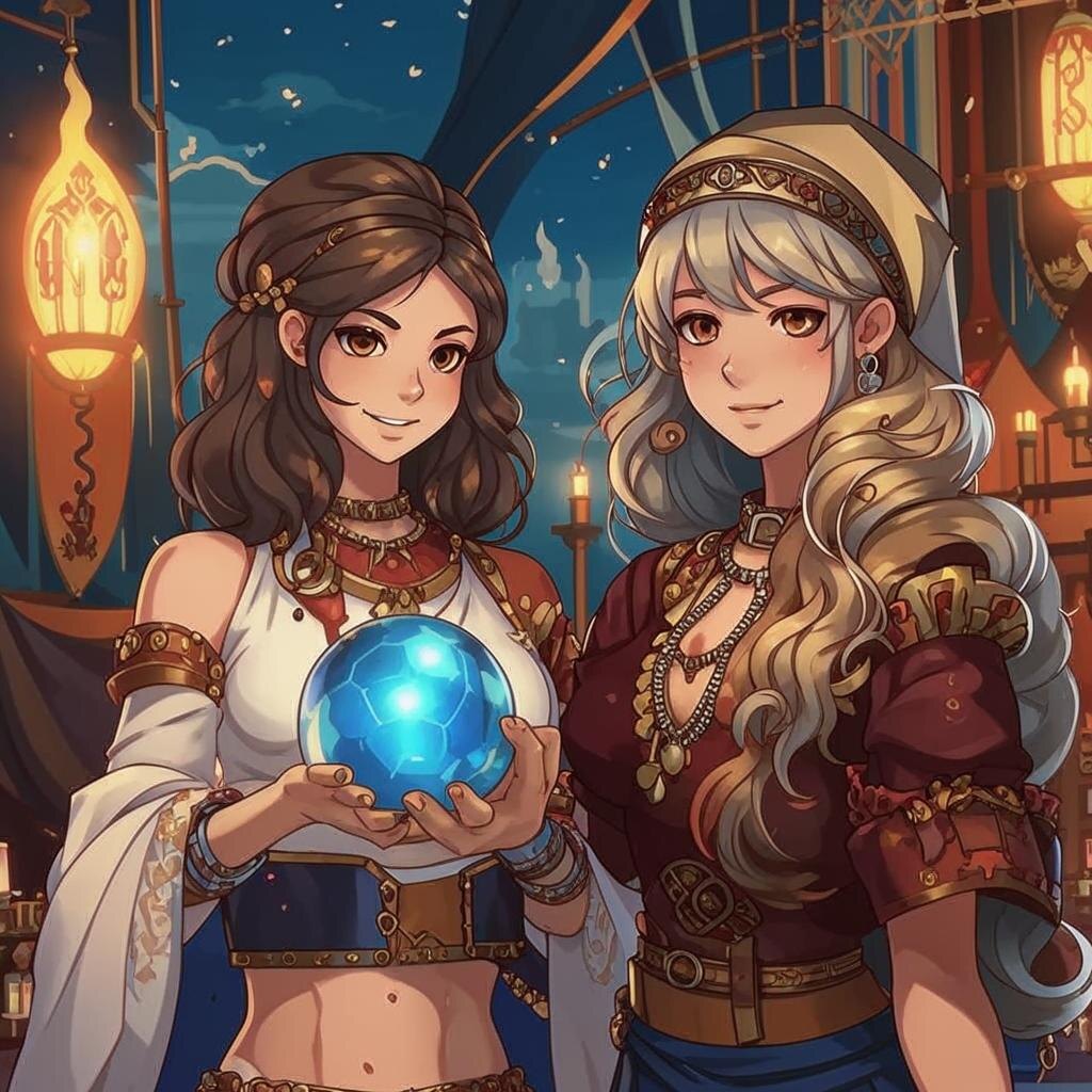 Вот такие симпатичные гадалки от нейросетей