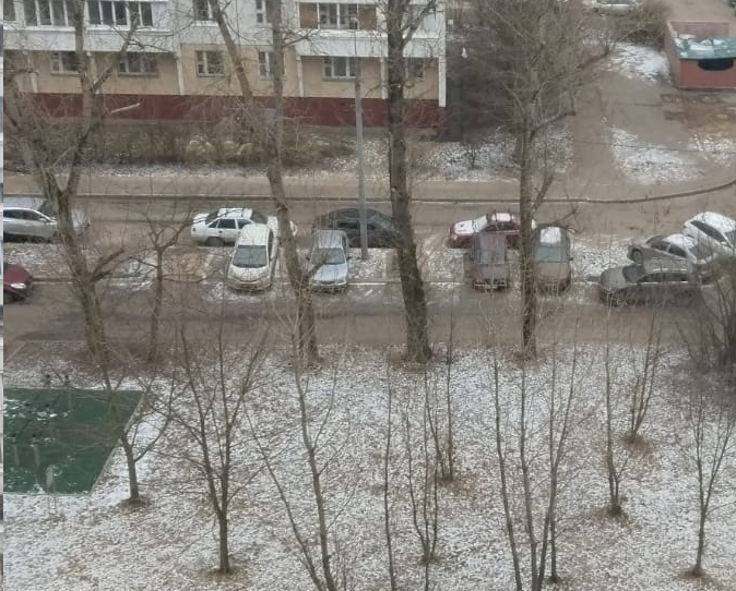 обычный вид из окна