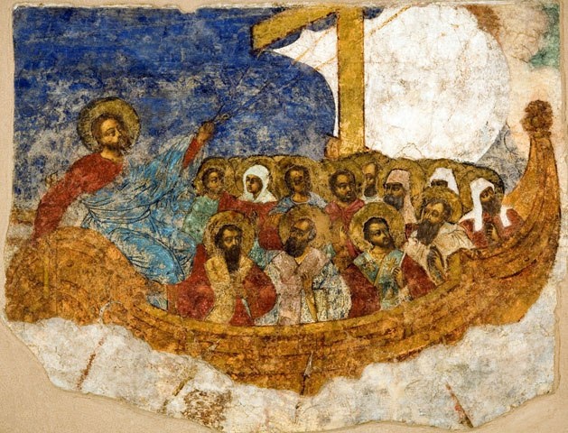 Богоявление. Из Благовещенской церкви в Юрьевце-Повольском. Первая четверть XVIII века.