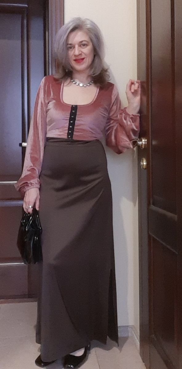 Бархатный топ.