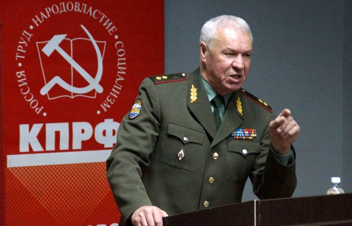 Фото: генерал-лейтенант Виктор Соболев/Омское отделение КПРФ