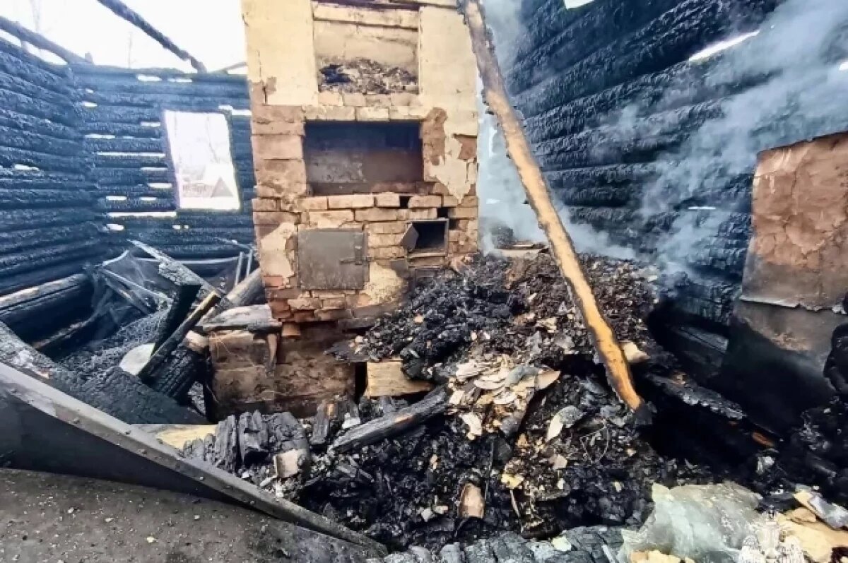    Утром 8 февраля в Тверской области при пожаре погиб человек