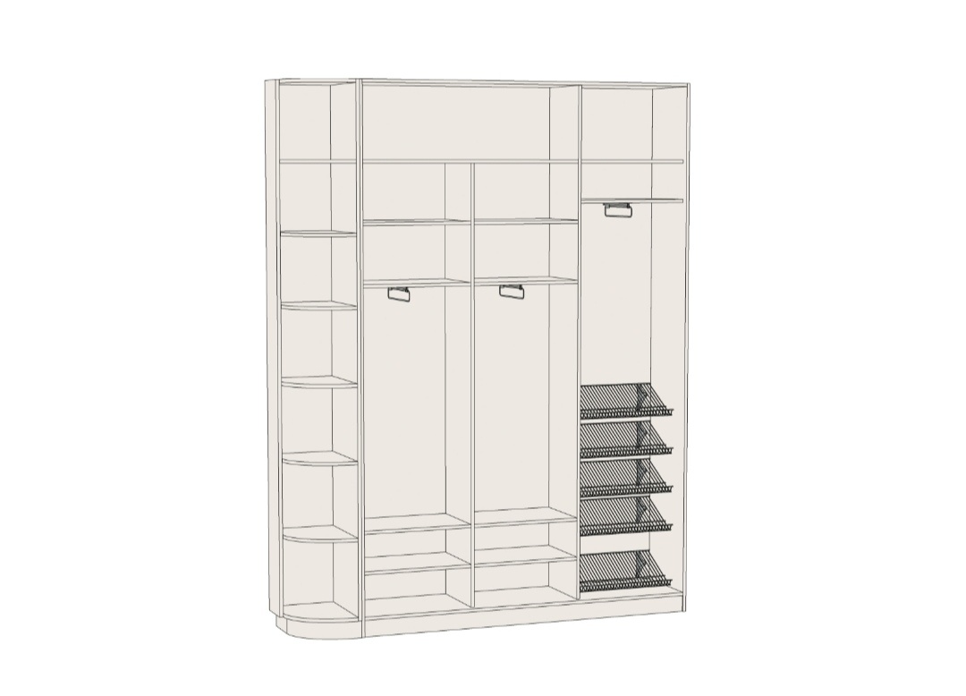 Внутреннее наполнение шкафа