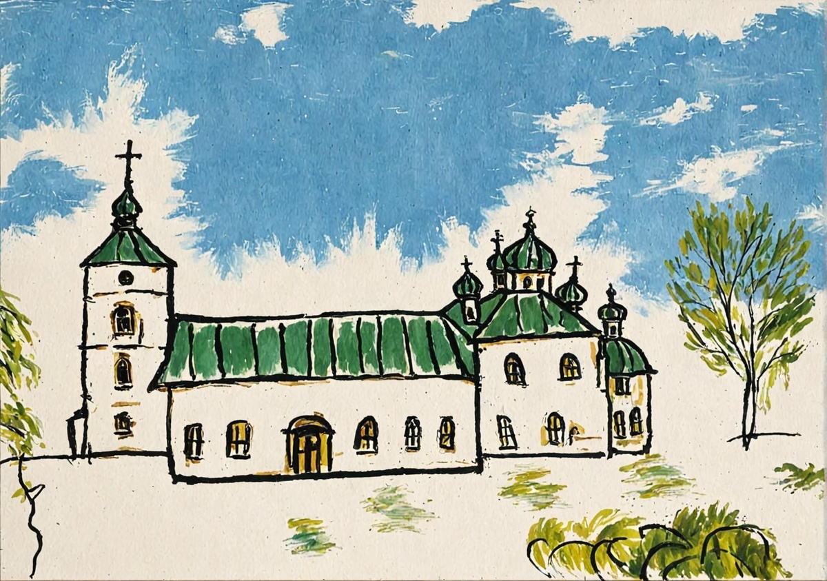 Вид с юга на север