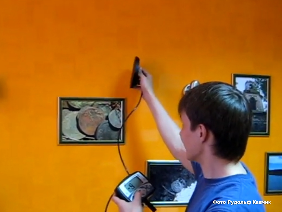 Поиск тайников с металлоискателем. Фото автора. 