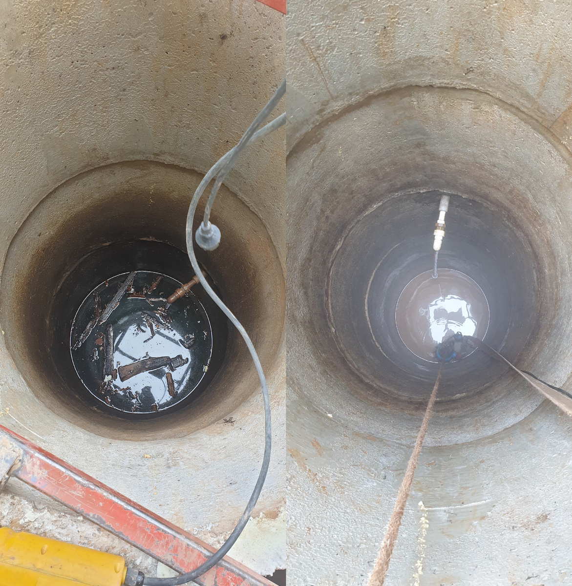 Обязательным, при чистке, является мойка шахты аппаратом высокого давления