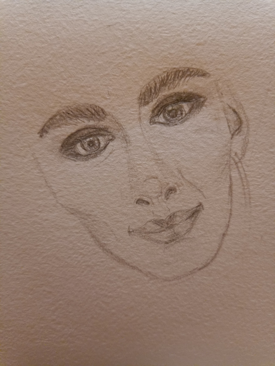 Фото автора. Брови и уши, 👃 нос.